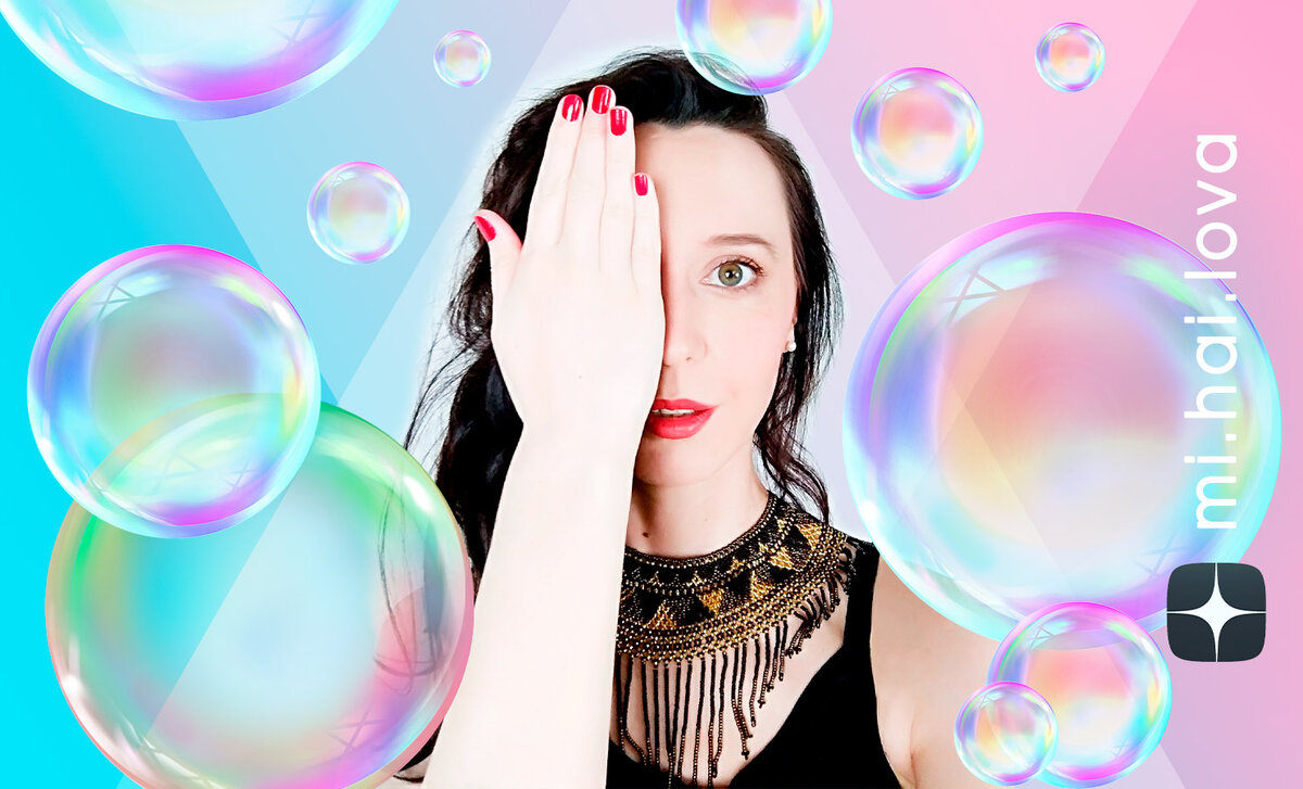 Иллюстрация Екатерины Михайловой. На фото автор блога mi.hai.lova