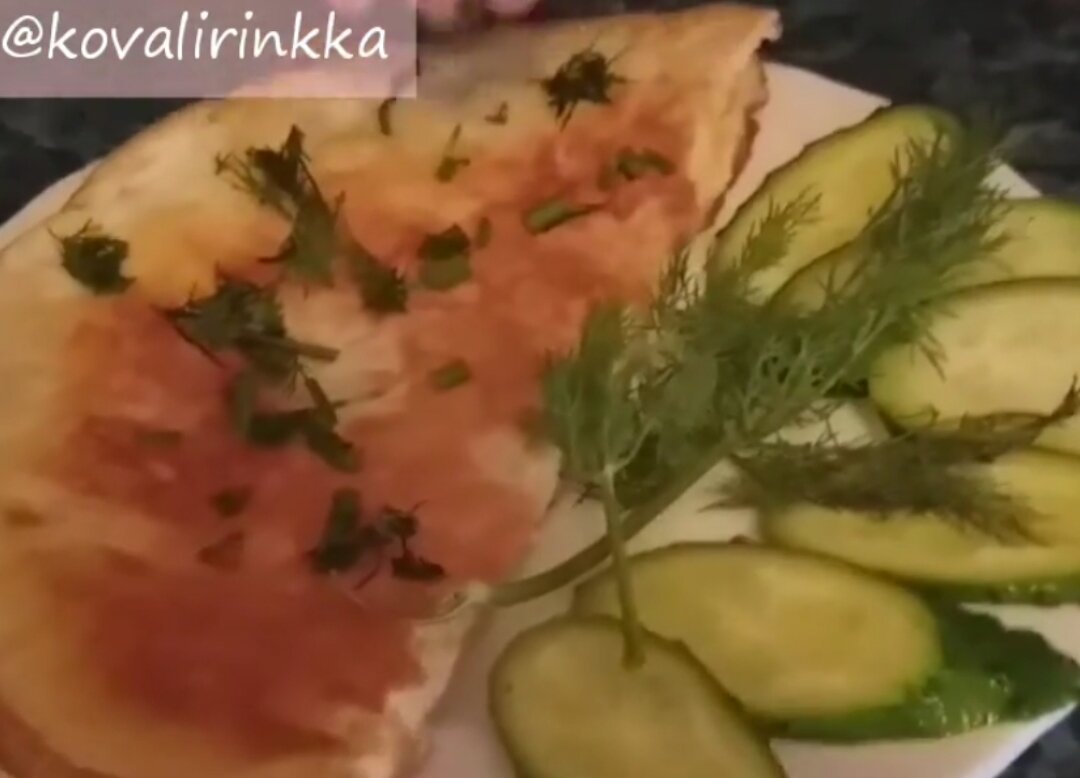 Омлет с овсянкой. Фото автора