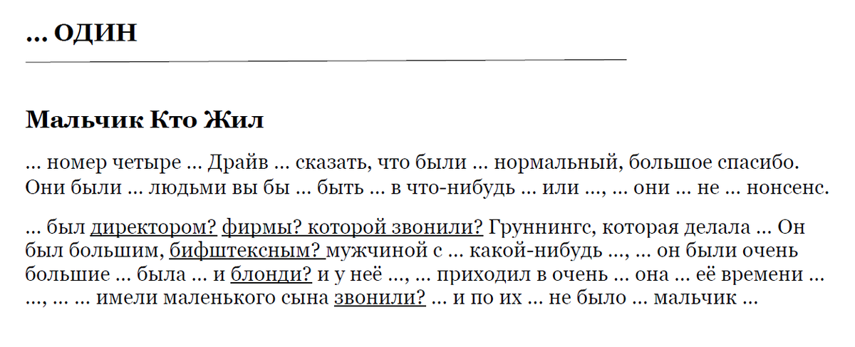Текст набран мной, скриншот с текстового редактора