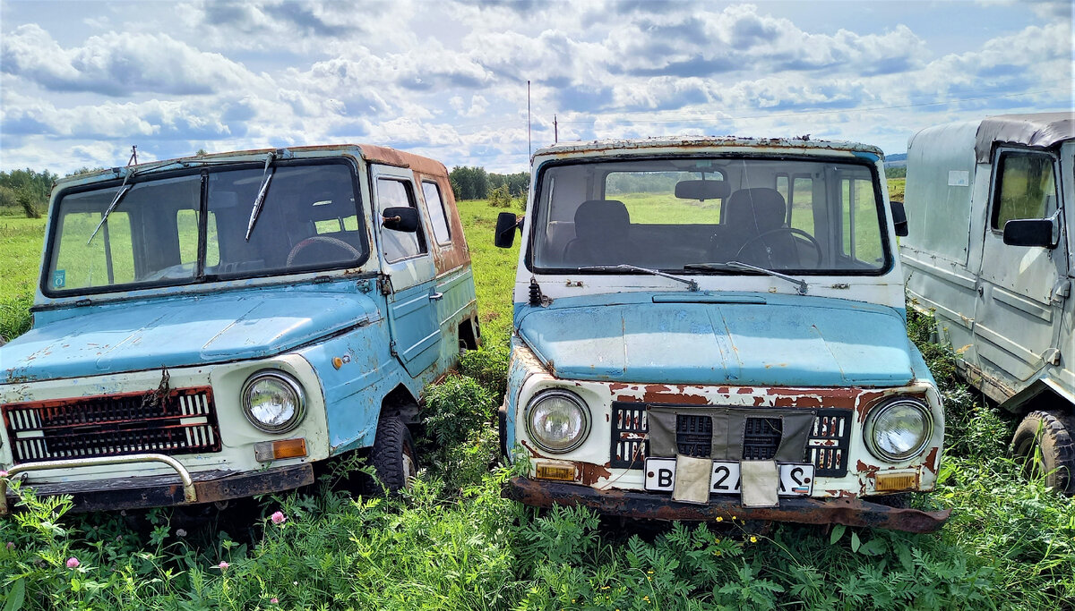 старые автомобили ЛуАЗ