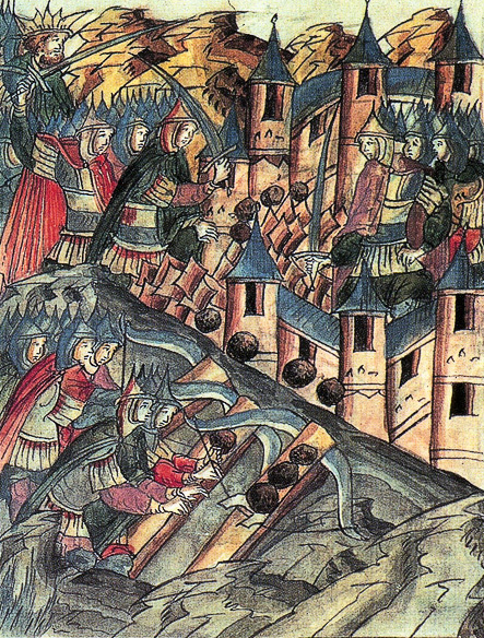 Оборона г.Козельска. Лицевой летописный свод.