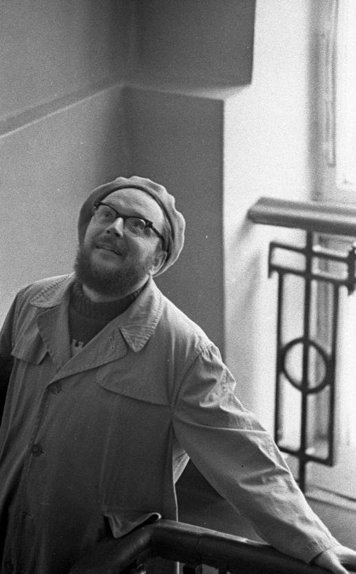 Борис Марьев. Свердловск. 1971 год. Автор снимка — фотокорреспондент газеты «Вечерний Свердловск» Надежда Медведева. Из фондов Свердловского областного краеведческого музея.
