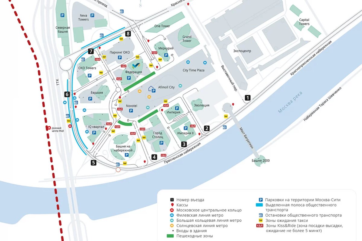 Съема парковочных мест в Москва-Сити