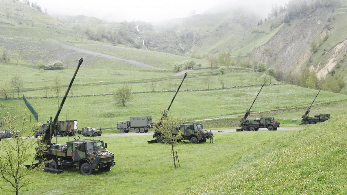 САУ «Цезарь» Франция.