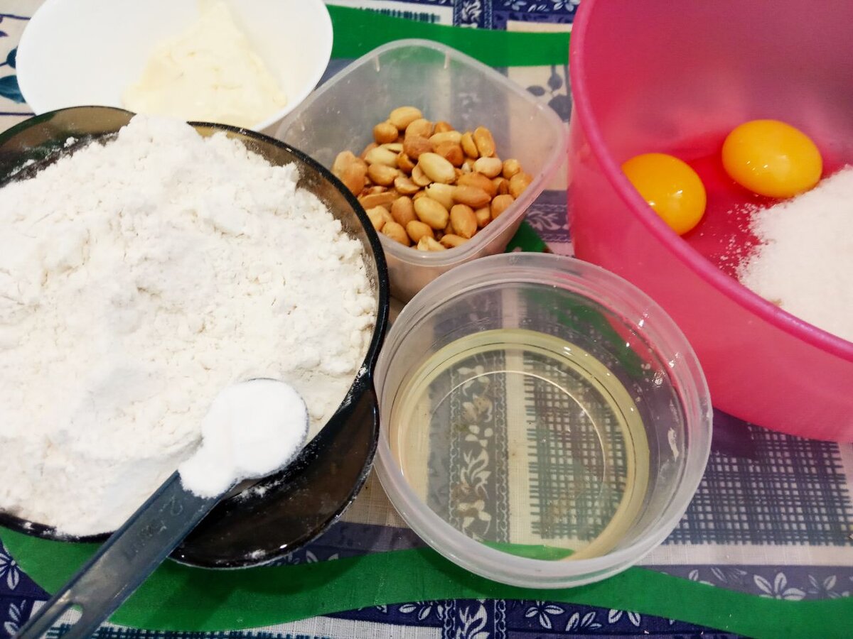 Ингредиенты для приготовления печенья