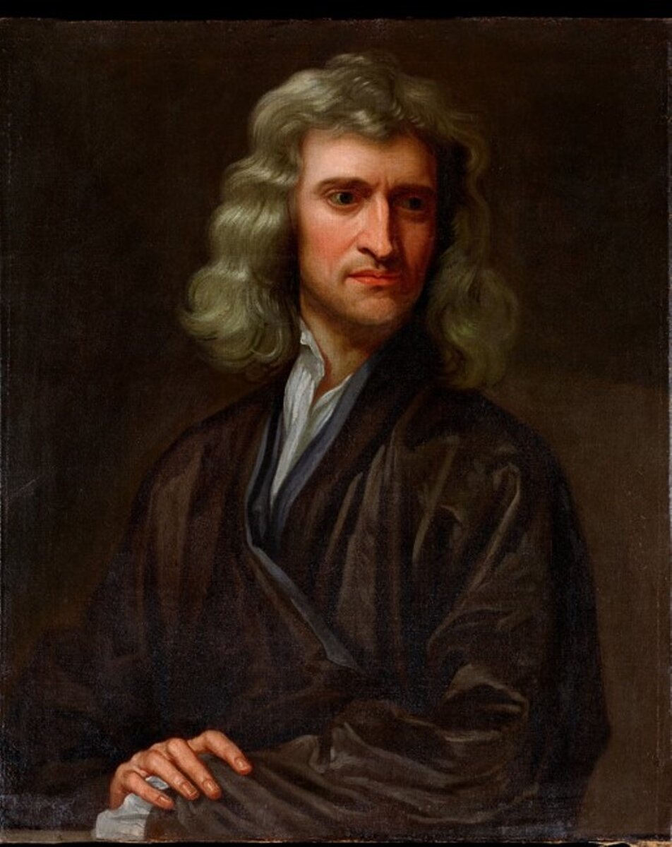Исаак Ньютон. Портрет.