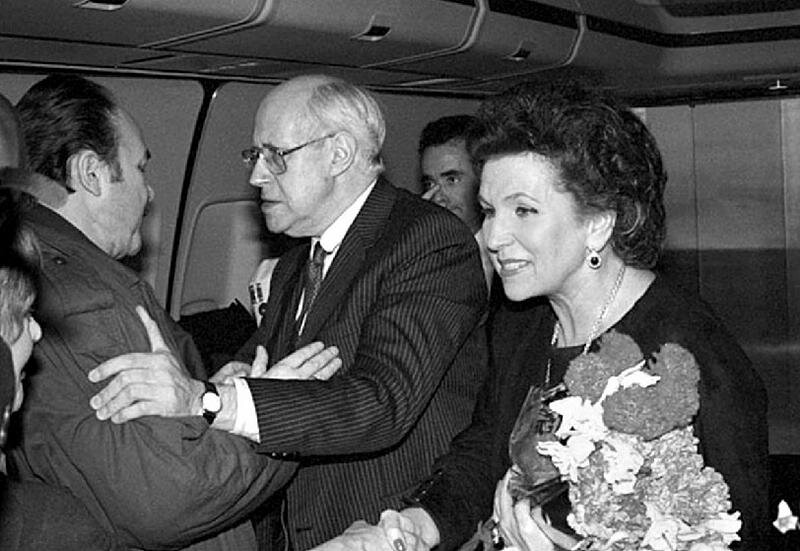 Галина Вишневская и Мстислав Ростропович