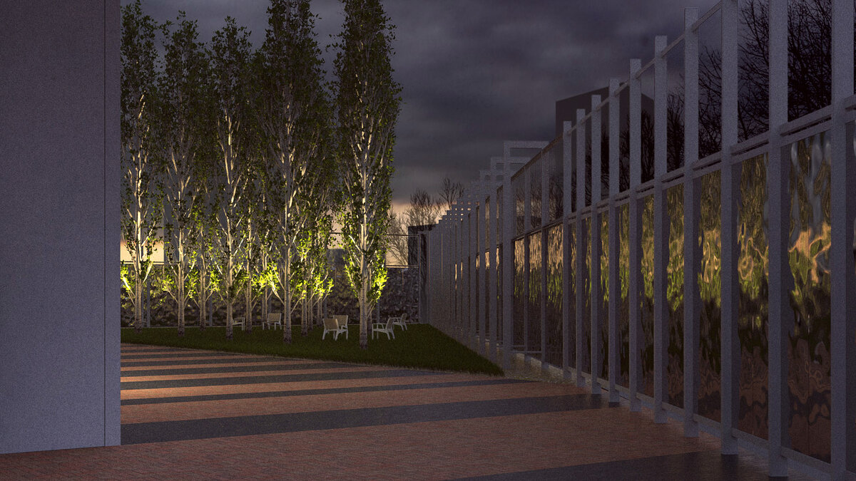 Рабочие материалы концепции освещения территории ЖК Метрополия (бюро Культура Света)