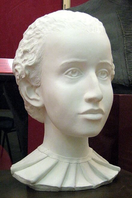 Княжна Машенька Старицкая (в герасимовской реконструкции). О судьбе этого ребенка просится быть написанной хотя бы повесть...  