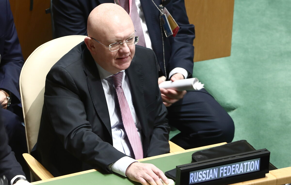    Постоянный представитель России при ООН Василий Небензя  Валерий Шарифулин/ТАСС