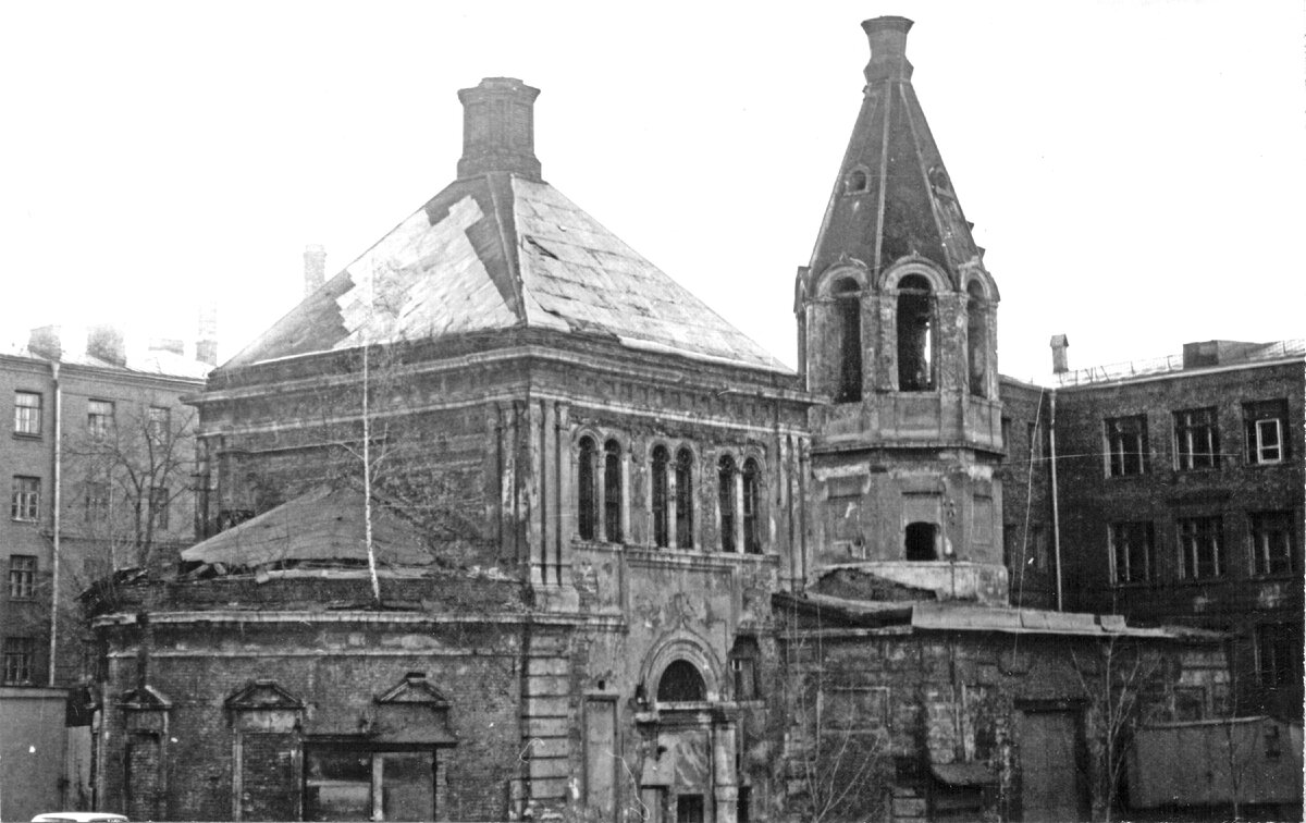 Храм Марона Пустынника в Старых Панех, 1976 год. Источник: https://pastvu.com/p/1231094