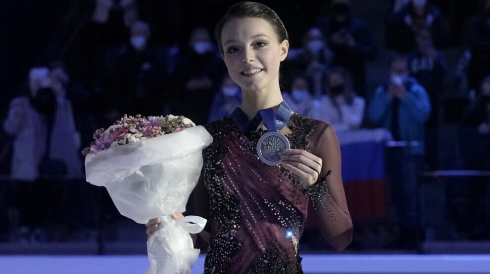    Анна Щербакова — вице-чемпионка Европы-2022 по фигурному катанию. Фото: REUTERS