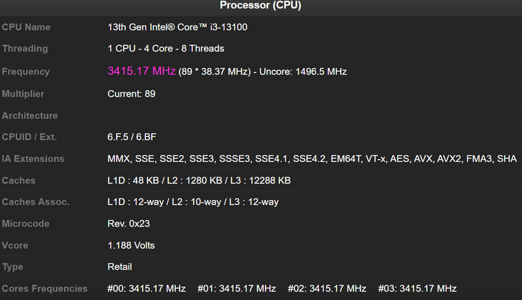    Источник изображения: CPU-Z Validator