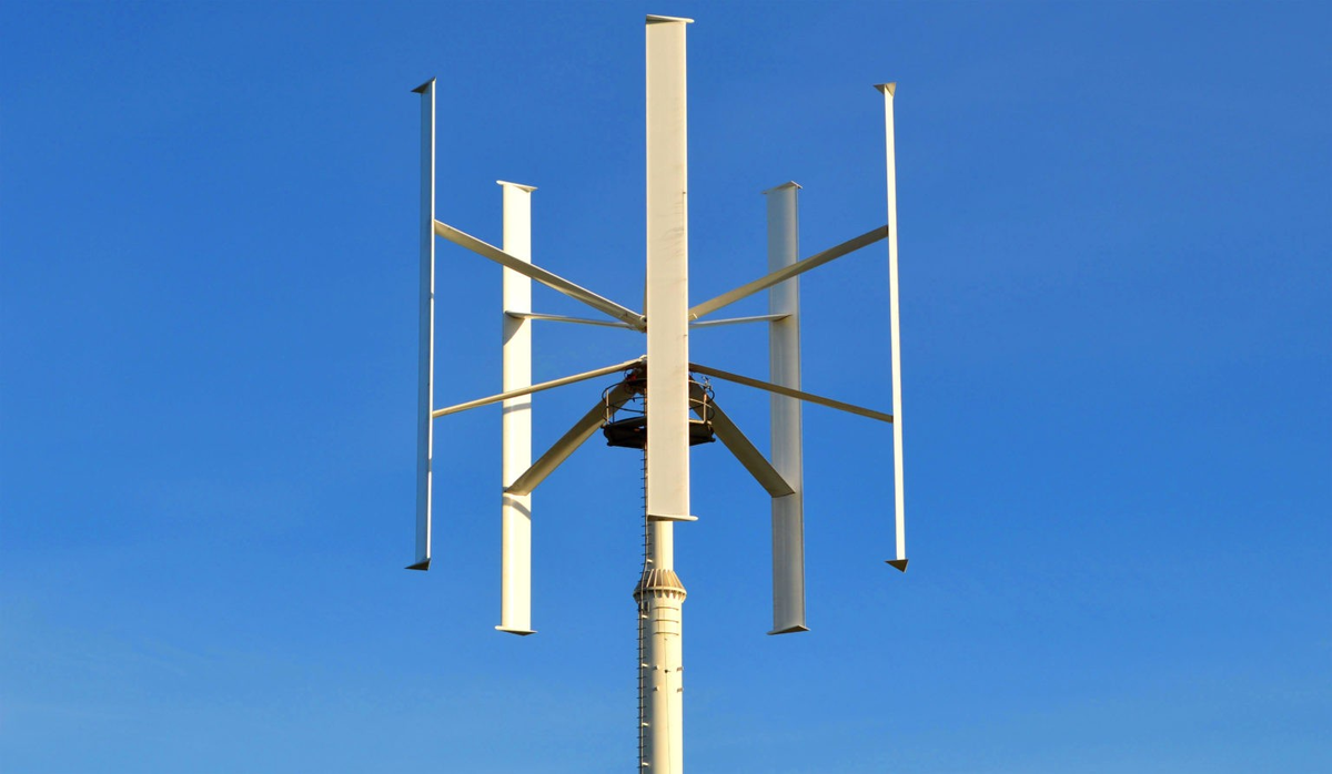 Ветрогенератор с вертикальной осью вращения: как работает, достоинства и недостатки