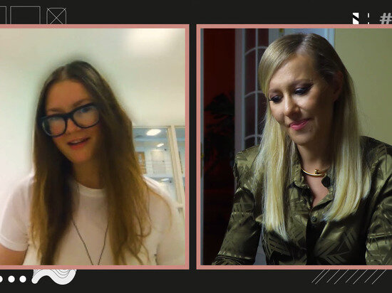     Анна Делви дала интервью журналистке Ксении Собчак. Фото: скриншот интервью