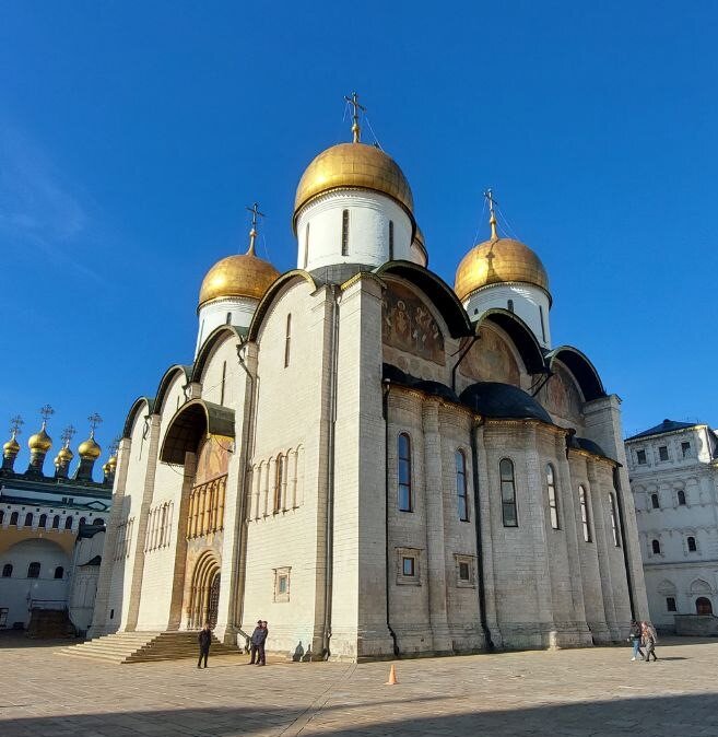 Успенский собор, Кремль, Москва, тут и далее фото из личного архива автора заметки, 2022г.