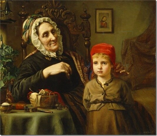 Harriet Backer "Красная Шапочка"