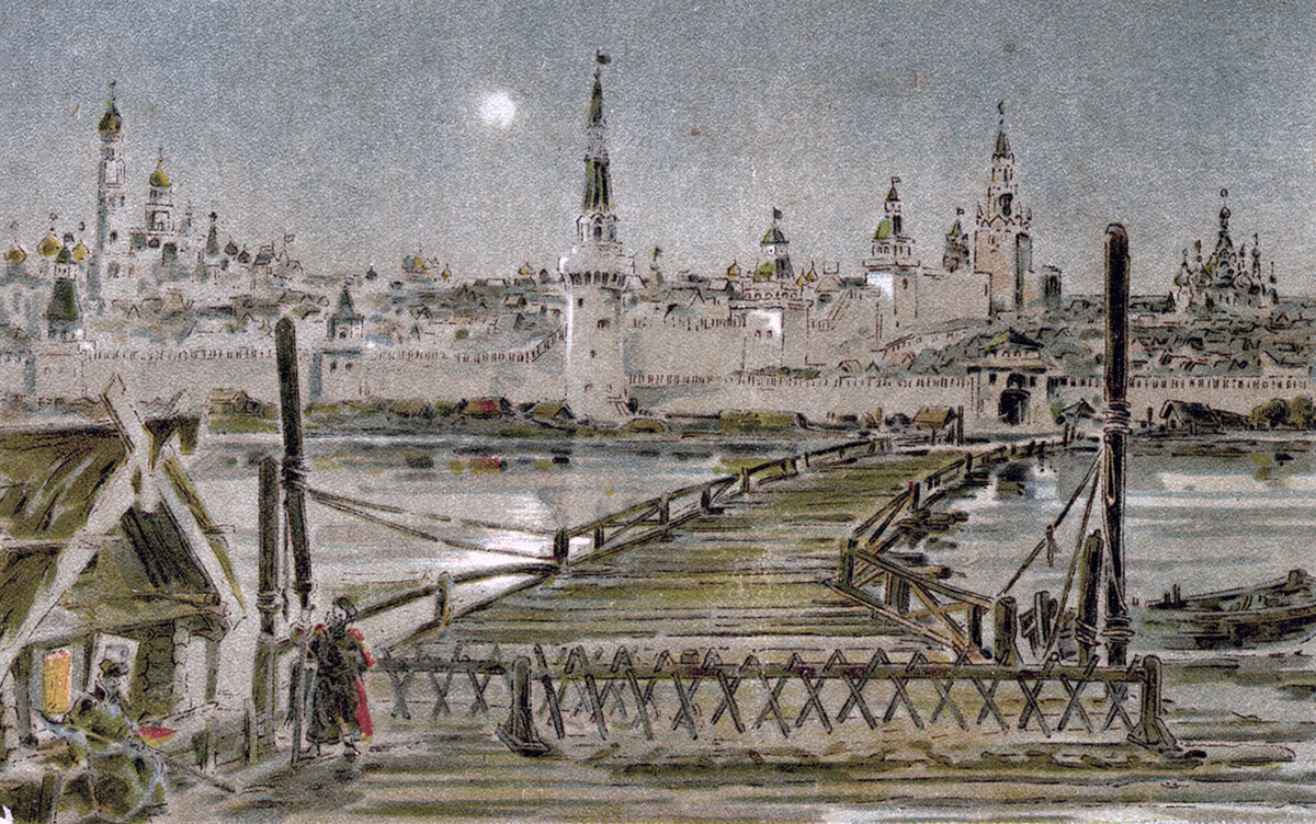 Живой Москворецкий мост — до 1789 года