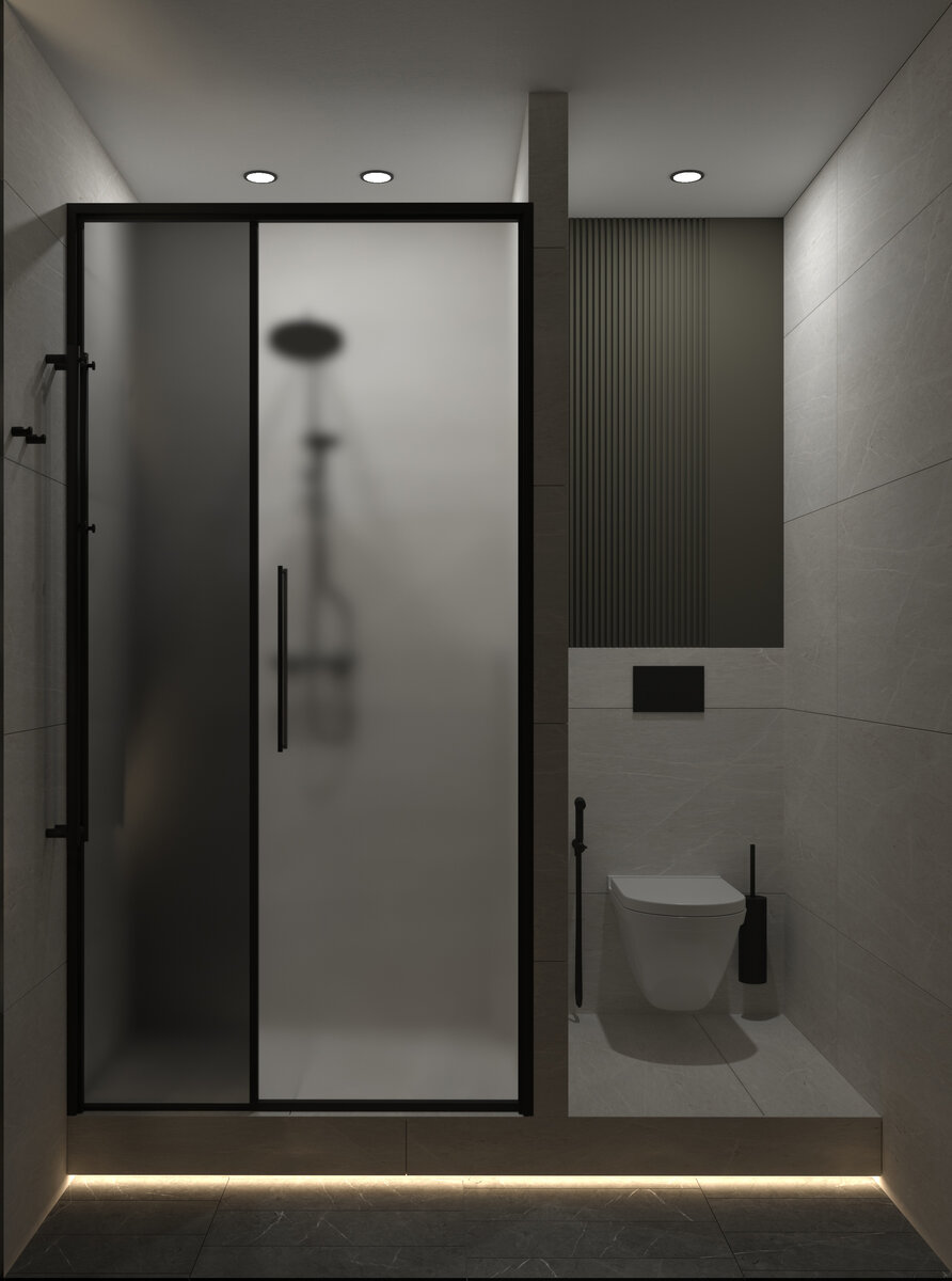 Проект ванной комнаты дизайнера Анны Альфрет  для конкурса Вдохновение KERRANOVA