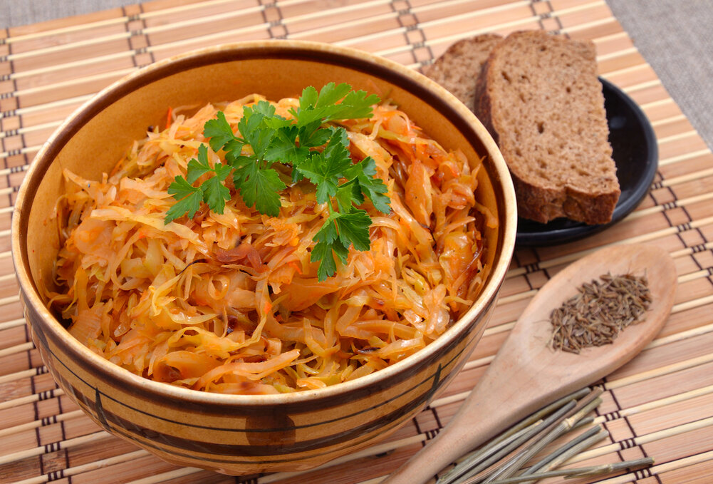    Тушёная капуста