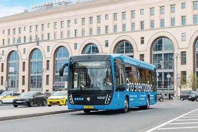    Улучшенные электробусы «КамАЗ» ©Telegram-канал «Дептранс Москвы»