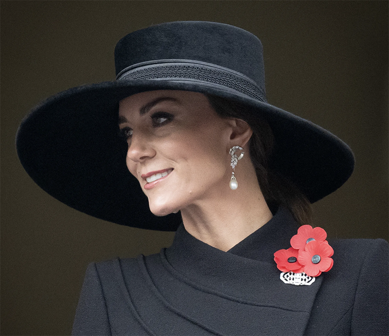 На фото: принцесса Уэльская во время парада по случаю Дня памяти