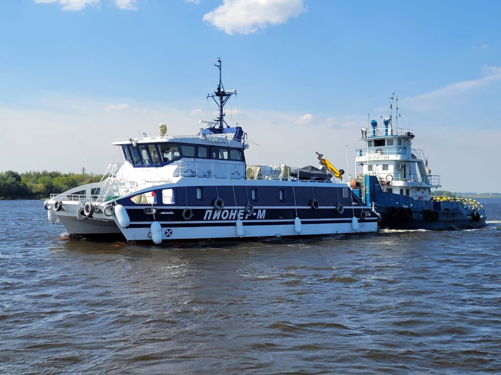 НИС катамаранного типа "Пионер-М" / Фото: "Спутник-Спб"