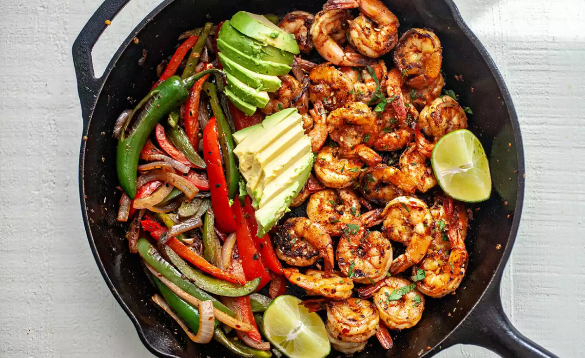 Идеальный рецепт. Фахитас с креветками. Seafood Fajitas. Air-Fried Shrimp Fajitas.