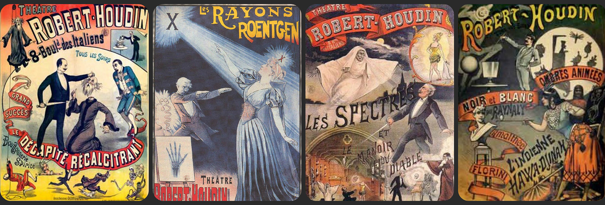 Афиши театра "Робер-Уден"