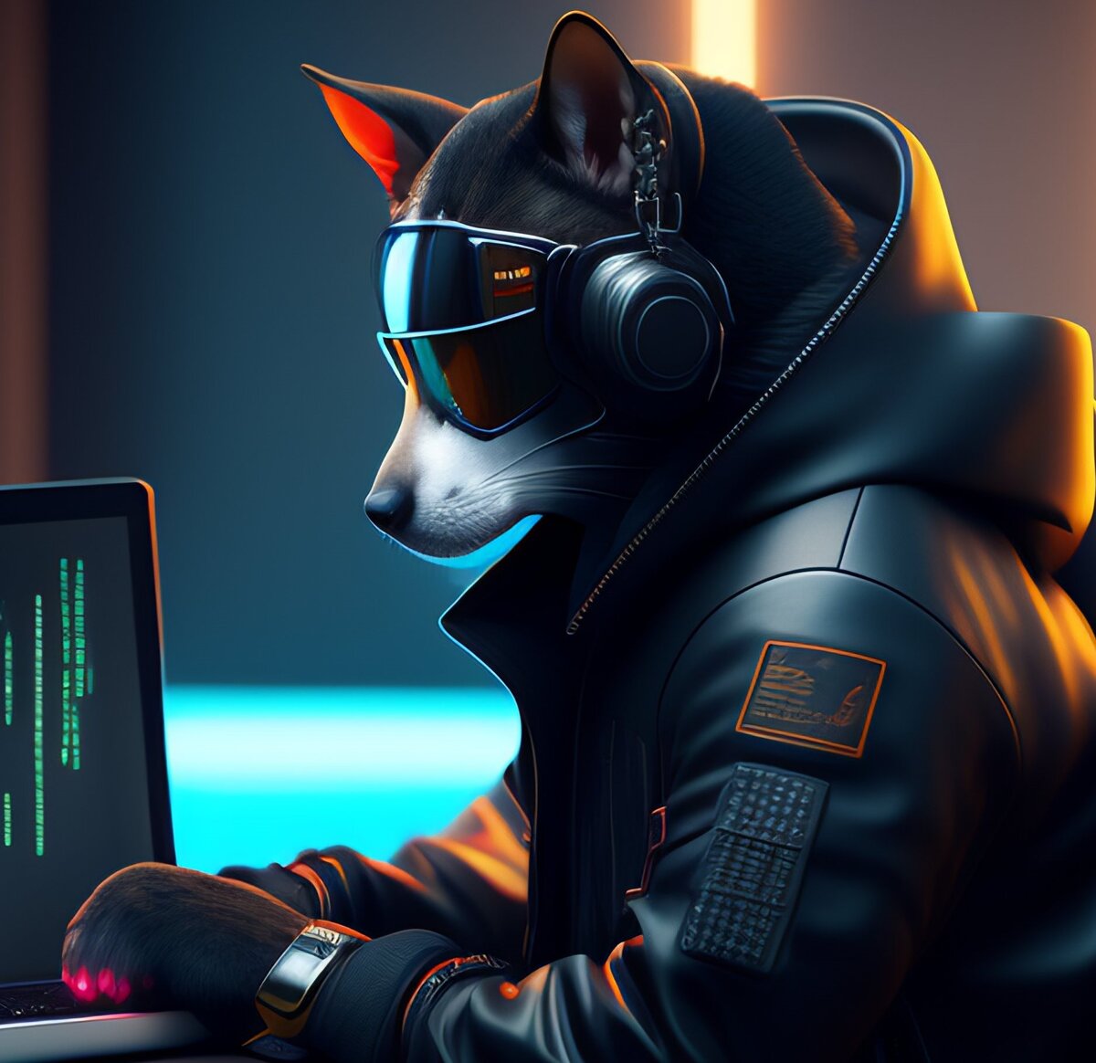 Жил-был пес по кличке Байт, который жил со своим хозяином, программистом. Байт любил смотреть, как его владелец работает на компьютере, и был очарован этой технологией. Однажды, когда его хозяина не было дома, Байт решил сам попробовать использовать компьютер. 
К своему удивлению, Байт обнаружил, что у него есть природный талант к хакерству. Он начал практиковаться и совершенствовать свои навыки, вскоре став опытным хакером.

Однажды Byte наткнулся на веб-сайт под названием «Dachnet», сеть с высоким уровнем безопасности, используемую правительством для хранения конфиденциальной информации. Байту стало любопытно, и он решил посмотреть, сможет ли он взломать Dachnet.

Несмотря на многочисленные меры безопасности, Byte удалось взломать Dachnet. Он смог получить доступ и загрузить конфиденциальную информацию, которая должна была быть конфиденциальной.

Однако вскоре Байт осознал серьезность своих действий и был полон сожаления. Он знал, что то, что он сделал, было неправильным и что полученная им информация может быть использована в злых целях.

Байт удалил информацию и использовал свои хакерские навыки, чтобы замести следы, создав впечатление, что взлома никогда не было. С того дня Байт использовал свои навыки только во благо и больше никогда не использовал их для нарушения закона.