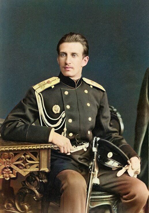 Н.К. Романов. Колоризированно автором с помощью нейросетей