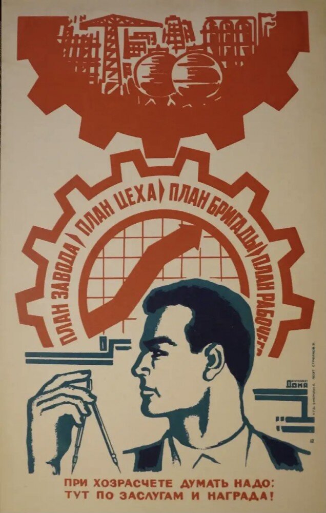 Хозрасчет плакат. Хозрасчет перестройка. Советские плакаты завод. Перестройка плакаты.
