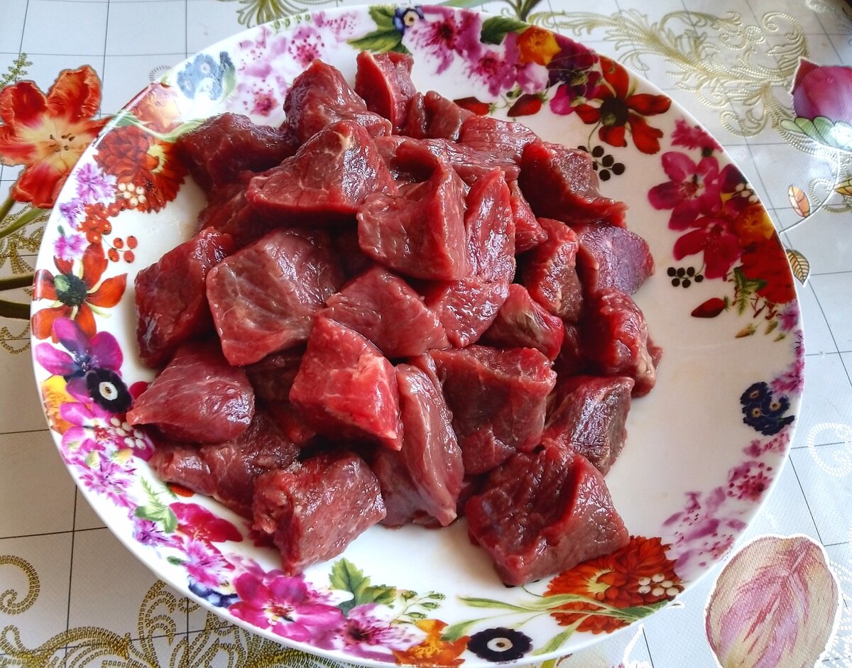 Пошаговое приготовления гуляша