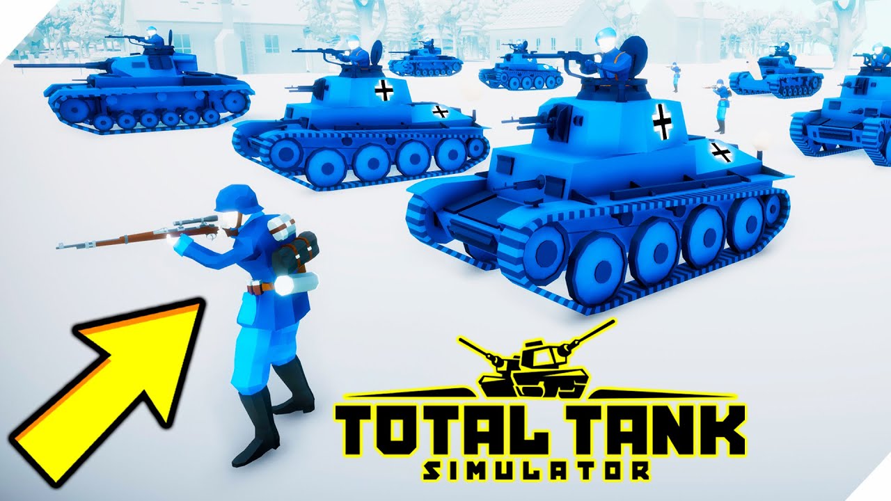 Я Немецкий Командир! # 2 Немецкая компания - Total Tank Simulator. Тотал  Танк Симулятор