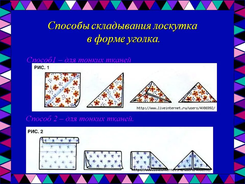 Коврики из лоскутков ткани