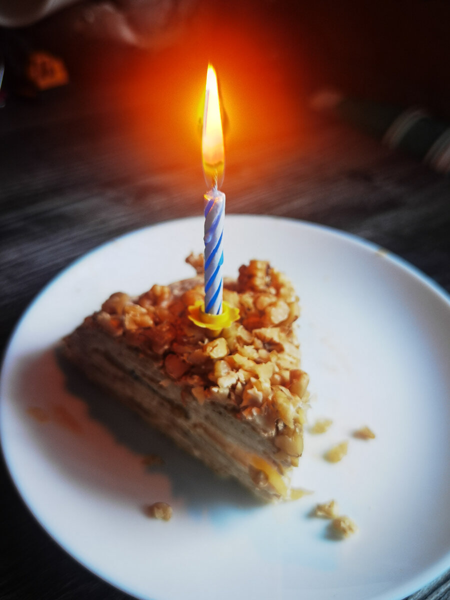 Кусочек тортика на ДР