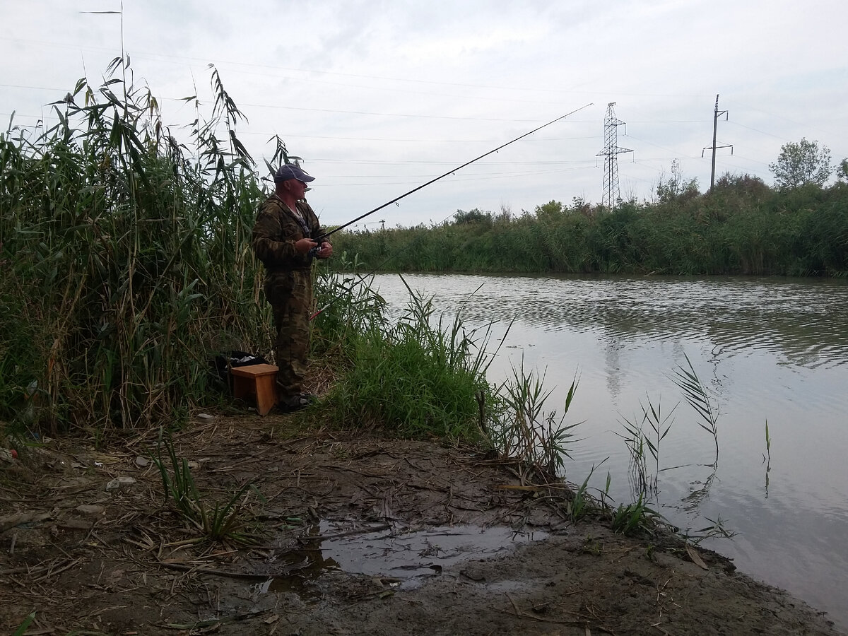 Рыбалка на притоке р. Кубань