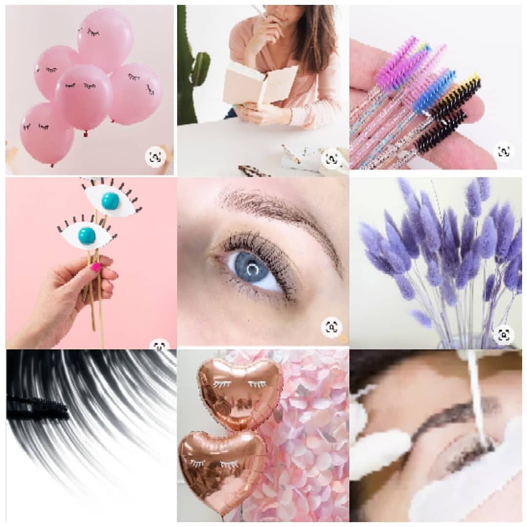 Пример визуала для instagram: нежный, с акцентом на несколько цветов.