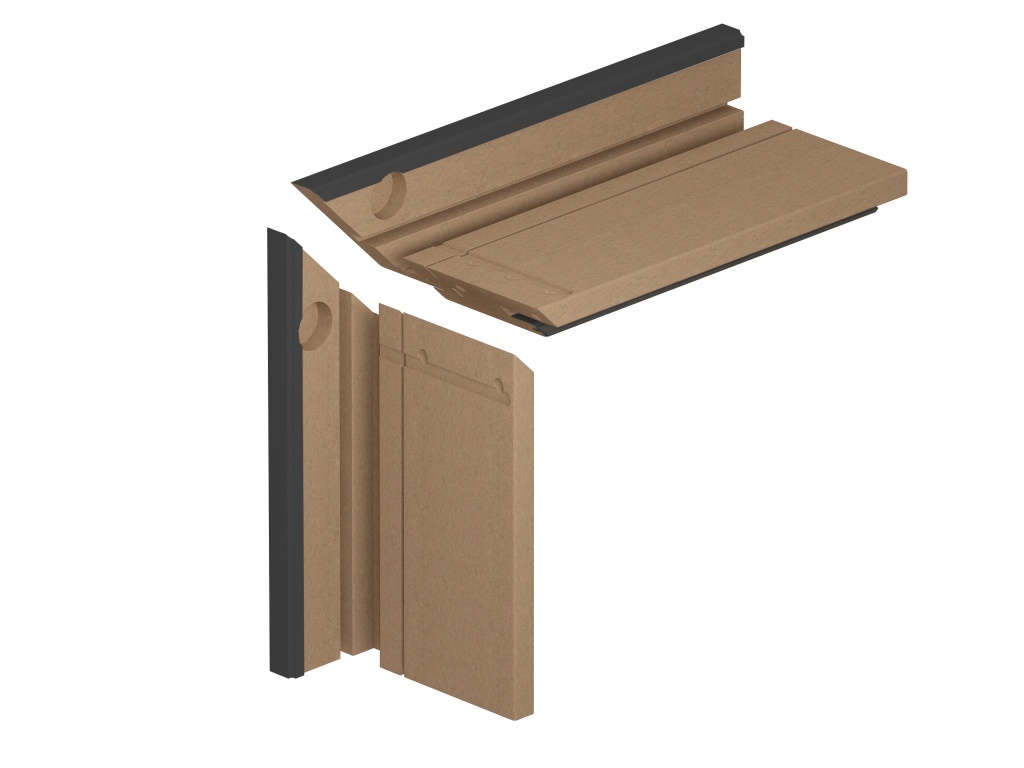 Соединение наличников