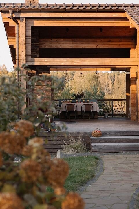 Терраса в саду под Минском