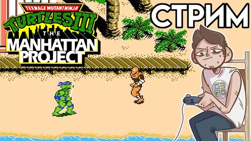 Teenage Mutant Ninja Turtles III: The Manhattan Project - вечерний Денди СТРИМ