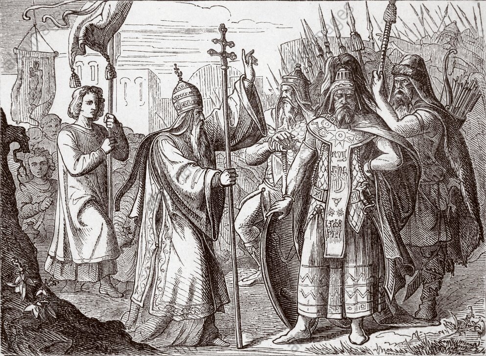 Папа лев 1. Лев 1 папа Римский и Атилла. Аттила и папа Римский. Аттила и папа Лев.
