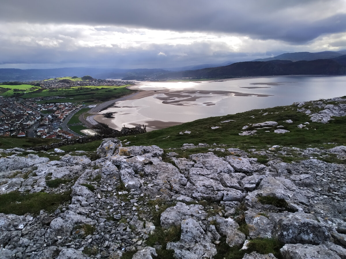 В горах Уэльса в ноябре во время отпуска, где мы отмечали ДР мужа
