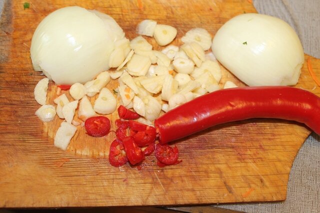 Фото автора. "Остринка" в супчике.