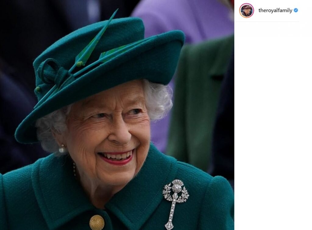 Елизавета II. Фото: скриншот Instagram
