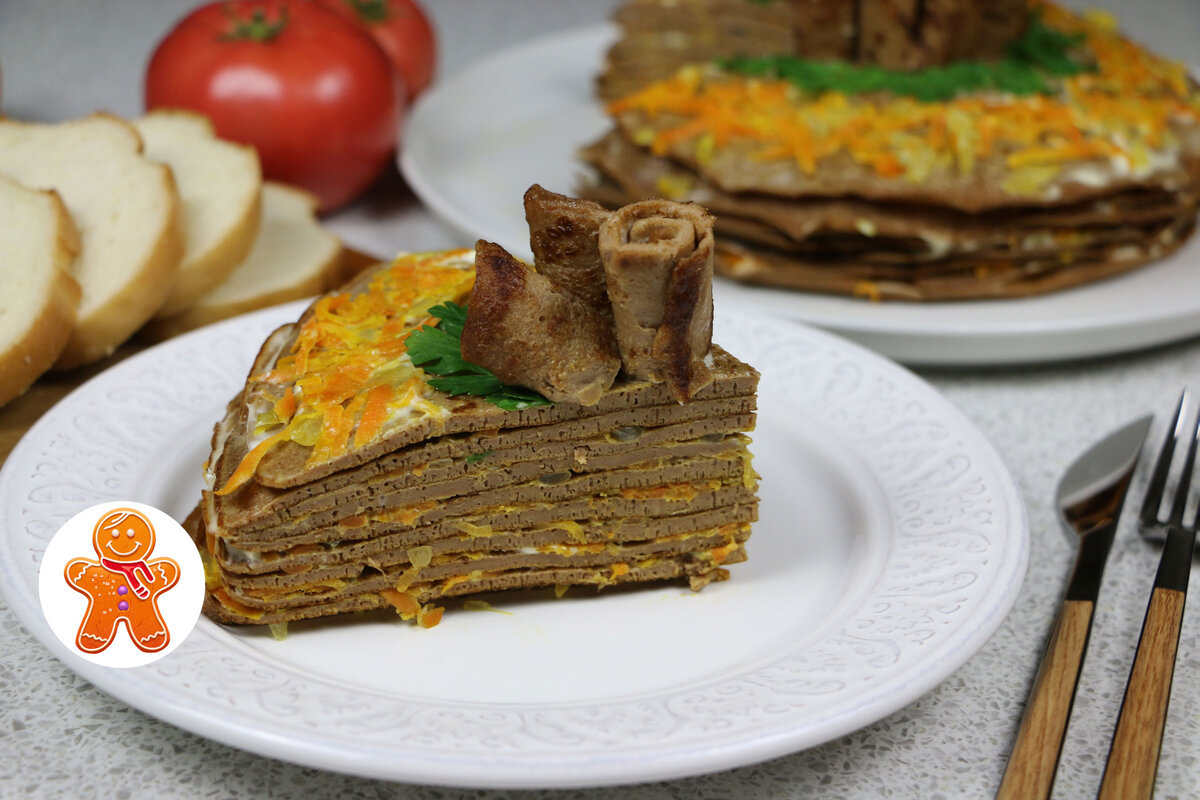 Сегодня готовлю печёночный торт. Очень простой, вкусный и очень  домашний. Рецептов печёночного торта много и у каждой хозяйки есть свой самый любимый и проверенный рецепт. Есть такой рецепт и у меня.