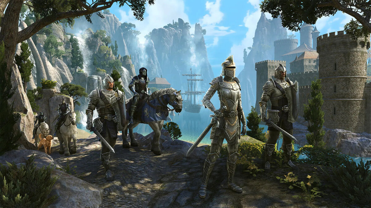 Постер к новой главе The Elder Scrolls Online - High Isle.