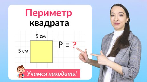 Периметр квадрата. Как найти периметр квадрата?