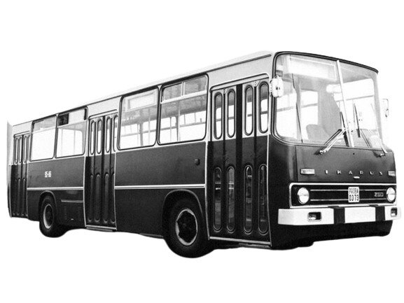 Автобус "Икарус-260" для городских и пригородных перевозок, с 22 креслами, общей вместимостью 107 человек. Выпущено свыше 72 тысяч экземпляров. Адрес иллюстрации: https://auto.vercity.ru/gallery/img/automobiles/Ikarus/1972%20Ikarus%20260/900x/1972%20Ikarus%20260%20010.jpg