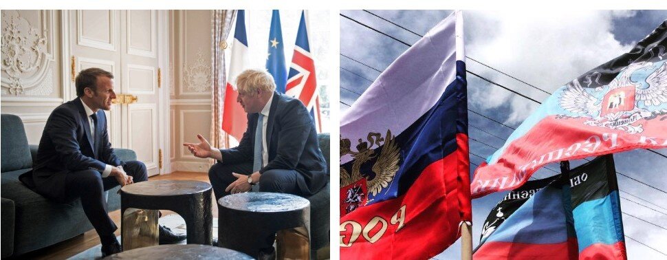 На левом фото Шольца не хватает. Коллаж автора. Фото из открытых источников.